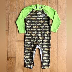 The North Face Baby One Piece Swim Rashguard Size 6 to 12 months
